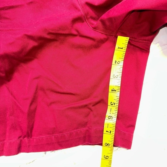 EUC Men’s Size 42 Saddlebred Maroon Cotton Pleated Shorts - Picture 4 of 6